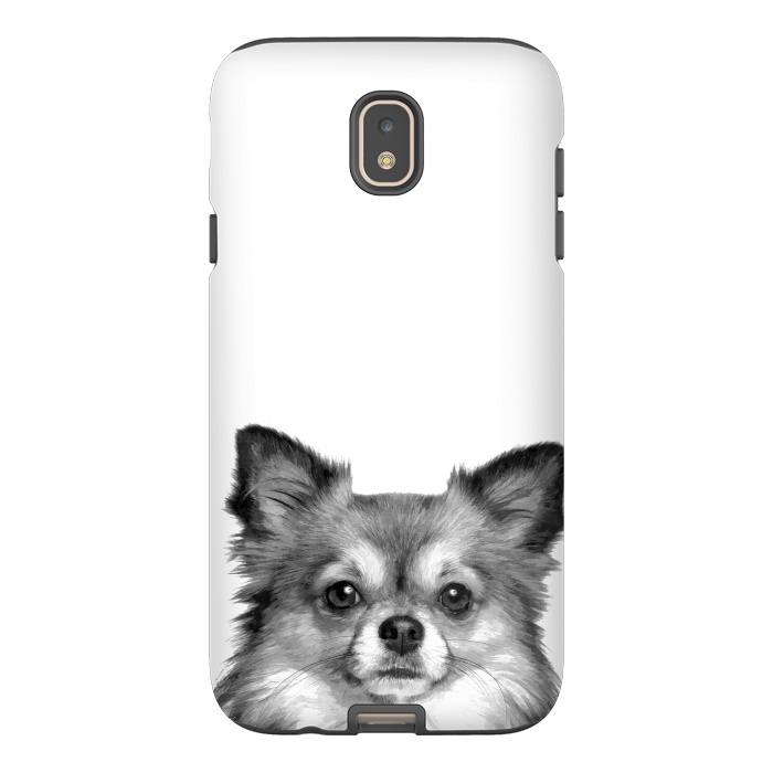 Galaxy J7 StrongFit Black and White Chihuahua Portrait by Alemi