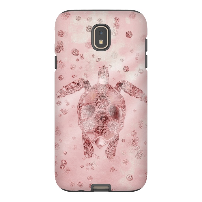 Galaxy J7 StrongFit Glamorous Sea Turtle by Andrea Haase