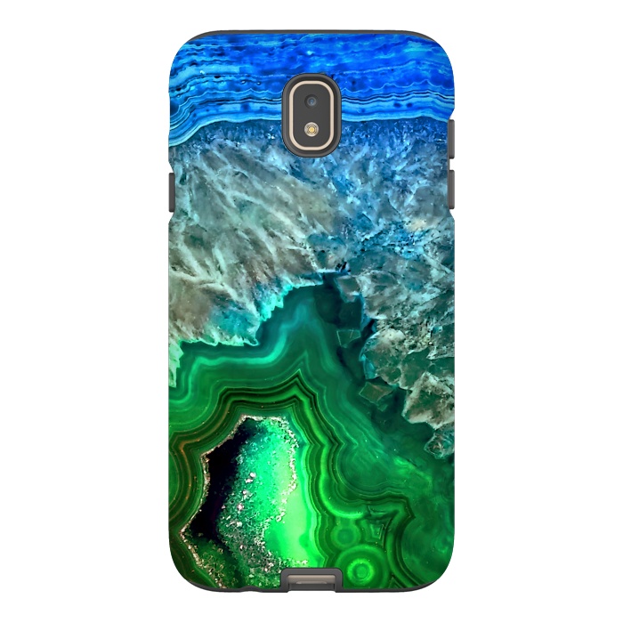 Galaxy J7 StrongFit Blue and Green Agate  by  Utart