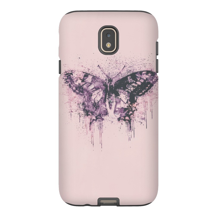 Galaxy J7 StrongFit Artsy Butterfly  by Andrea Haase