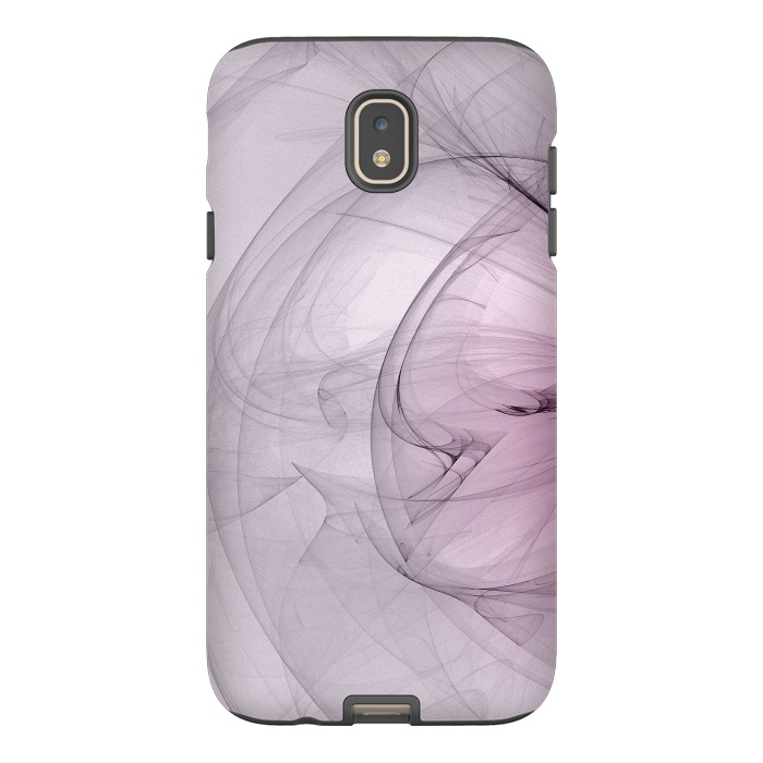 Galaxy J7 StrongFit Purple Fractal Dreams by Andrea Haase