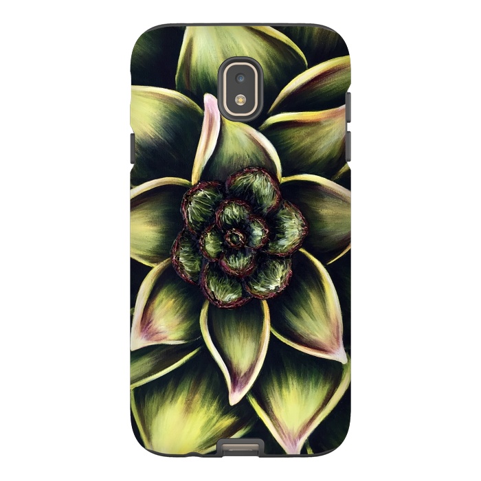 Galaxy J7 StrongFit Succulent by Denise Cassidy Wood