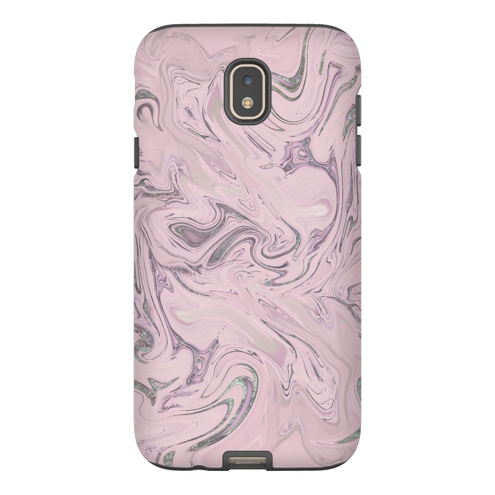 Galaxy J7 StrongFit Retro Style Marble Soft Pastel 2 by Andrea Haase