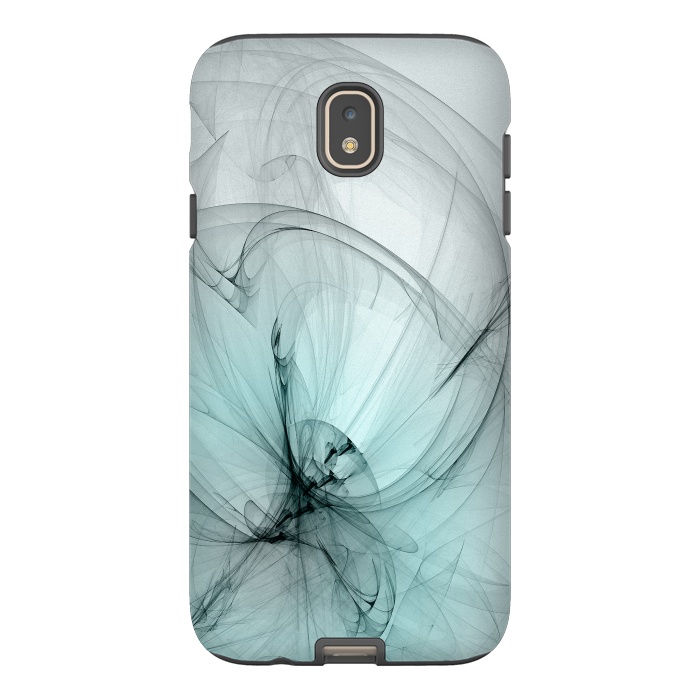 Galaxy J7 StrongFit Magic Turquoise Fractal by Andrea Haase