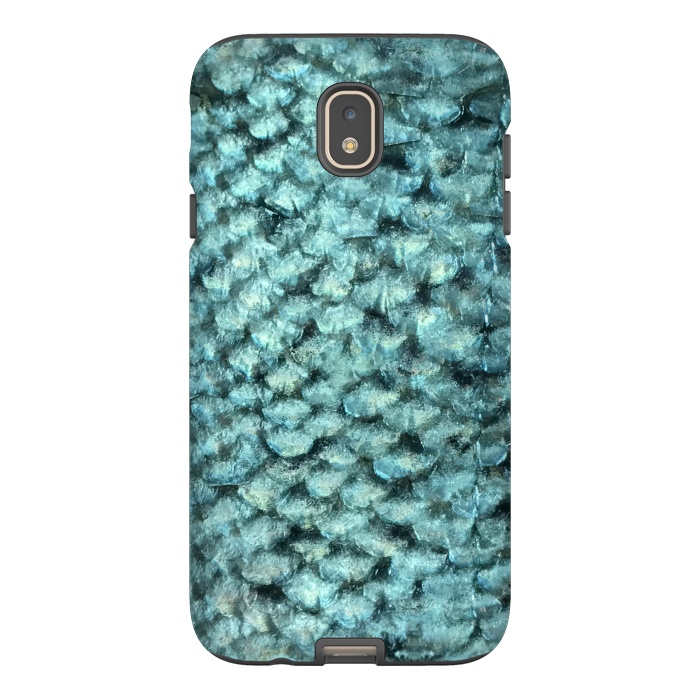 Galaxy J7 StrongFit Shimmering Fish Scale  by Andrea Haase