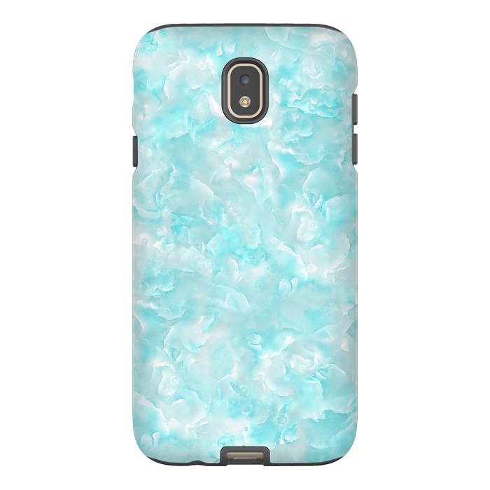 Galaxy J7 StrongFit Trendy Blue Mother of Pearl Texture by  Utart
