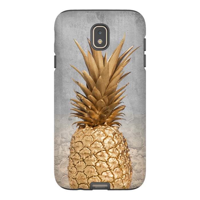 Galaxy J7 StrongFit Gold Pineapple and Marble by  Utart