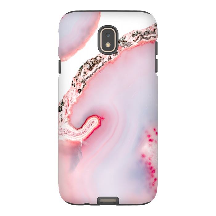 Galaxy J7 StrongFit Pink Agate Slices by  Utart