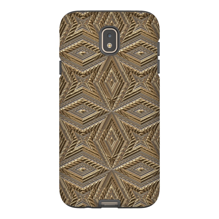 Galaxy J7 StrongFit Golden Embossed Ornaments by Andrea Haase