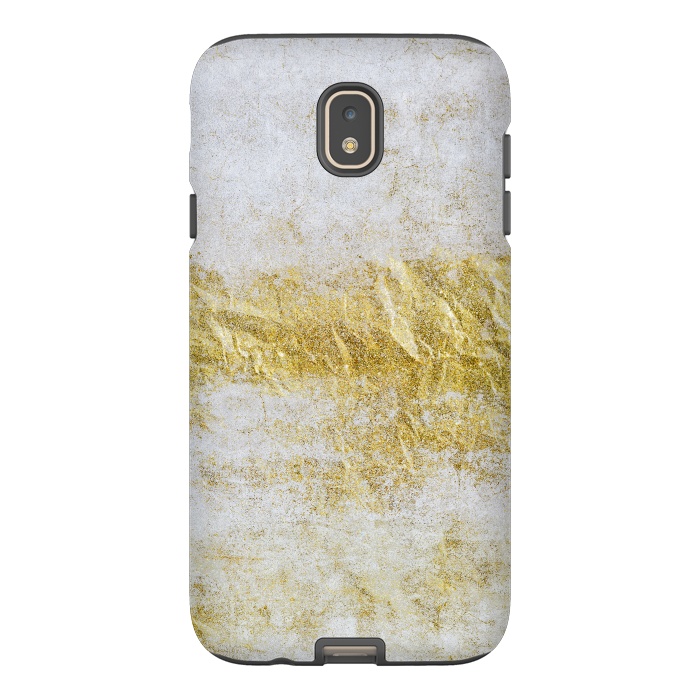 Galaxy J7 StrongFit Concrete And Gold 2 by Andrea Haase