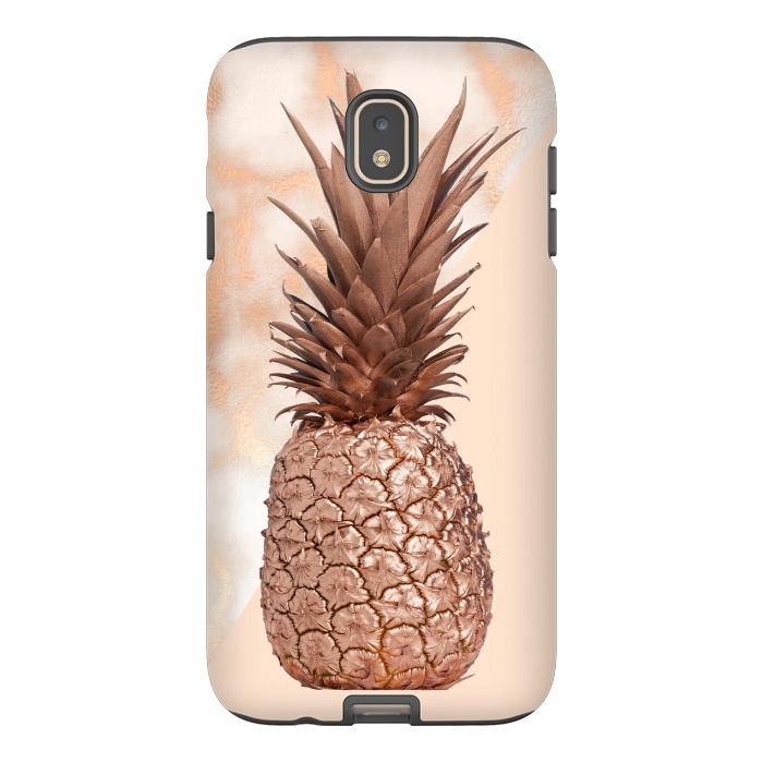 Galaxy J7 StrongFit Sweet Copper Pineapple and Marble by  Utart