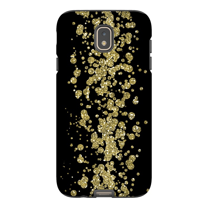Galaxy J7 StrongFit Glamorous Golden Glitter by Andrea Haase