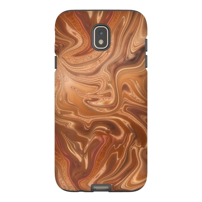 Galaxy J7 StrongFit Shimmering Copper Glamorous Luxury 2 by Andrea Haase