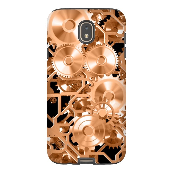Galaxy J7 StrongFit Copper Steampunk by Andrea Haase