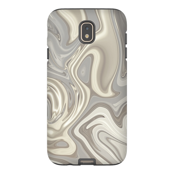 Galaxy J7 StrongFit Greige Glamorous Faux Marble 2 by Andrea Haase