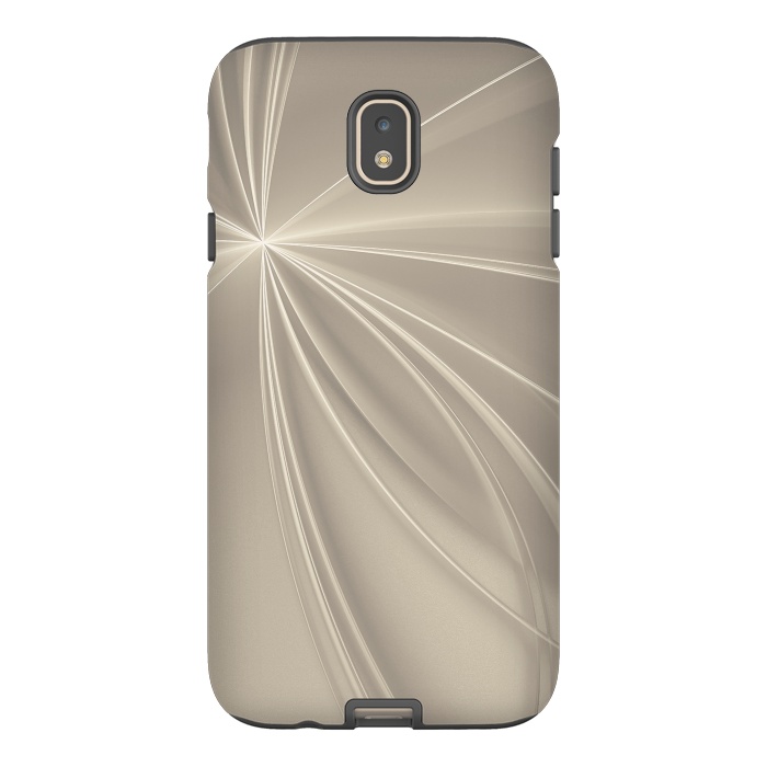 Galaxy J7 StrongFit Shining Rays In Soft Gold by Andrea Haase