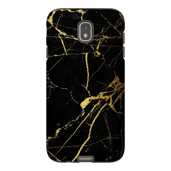 Galaxy J7 StrongFit  Black-Gold Marble Impress by ''CVogiatzi.