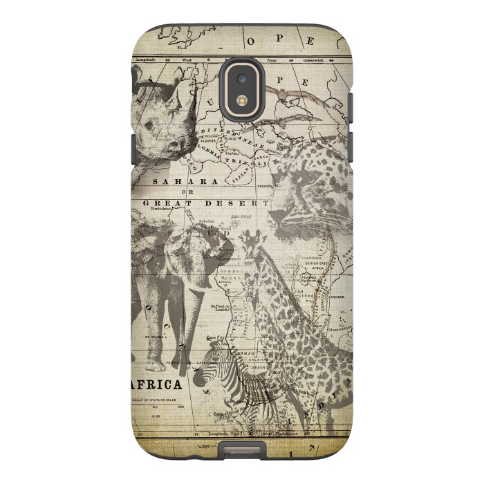 Galaxy J7 StrongFit African Wild Animals by Andrea Haase