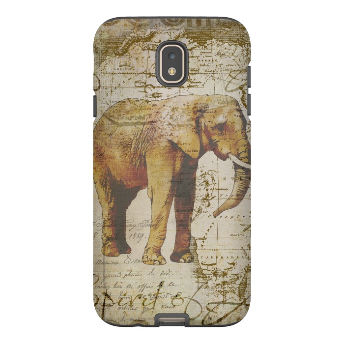 Galaxy J7 StrongFit African Elephant by Andrea Haase