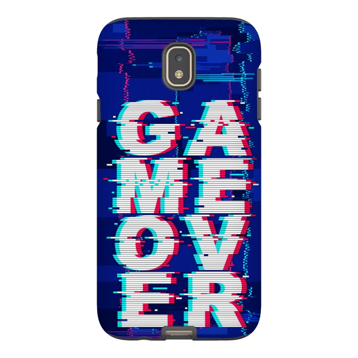 Galaxy J7 StrongFit Game Over Glitch Text Distorted by BluedarkArt
