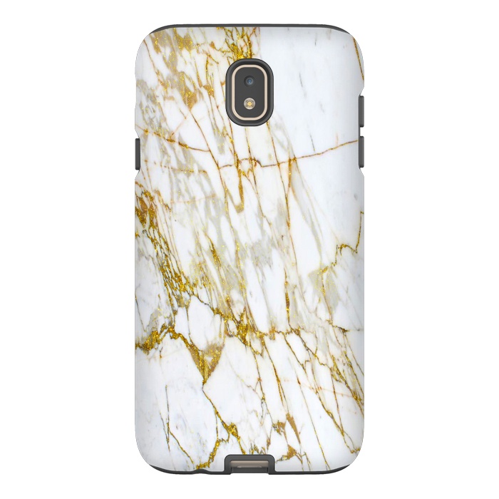 Galaxy J7 StrongFit white gold marble by haroulita