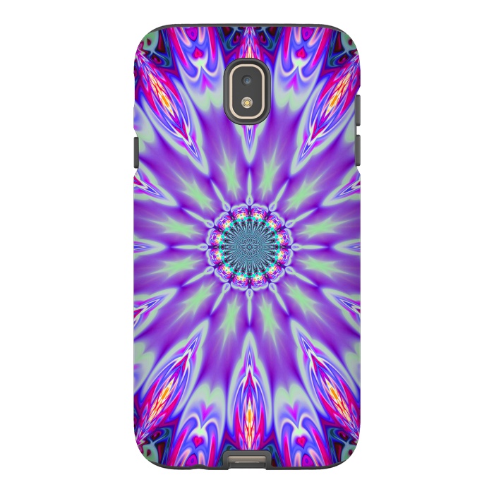 Galaxy J7 StrongFit ultra violet mandala by haroulita