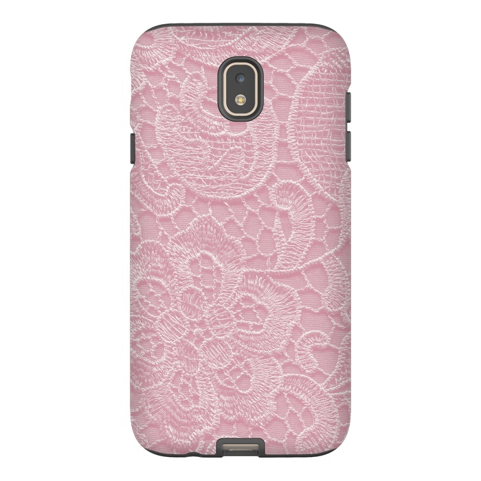 Galaxy J7 StrongFit Pink Lace by Andrea Haase