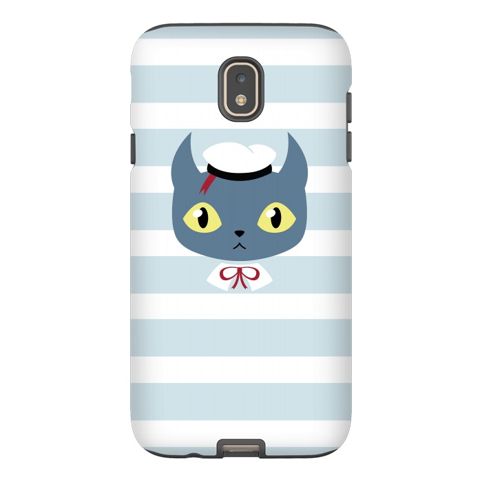 Galaxy J7 StrongFit Sailor cat by Laura Nagel