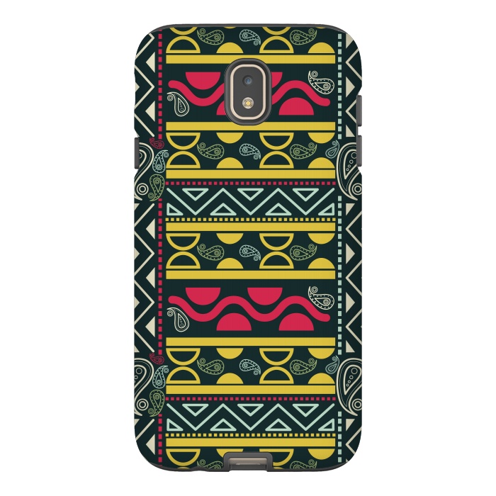 Galaxy J7 StrongFit colorful aztec  by TMSarts