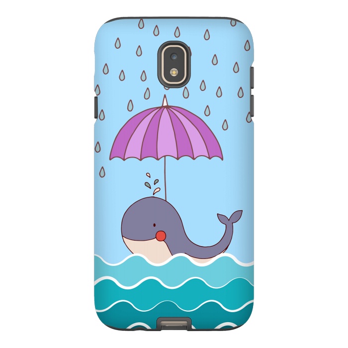 Galaxy J7 StrongFit Swimming Whale by Creativeaxle