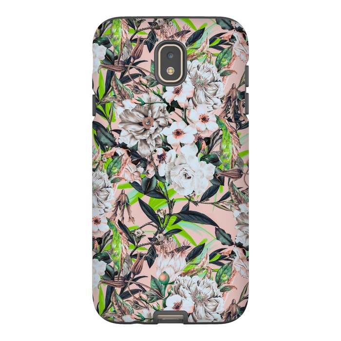 Galaxy J7 StrongFit Flowering bouquet pink by Mmartabc