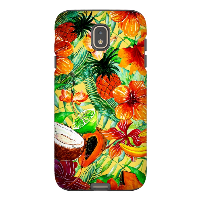 Galaxy J7 StrongFit Aloha Tropical Fruits and Flowers by  Utart
