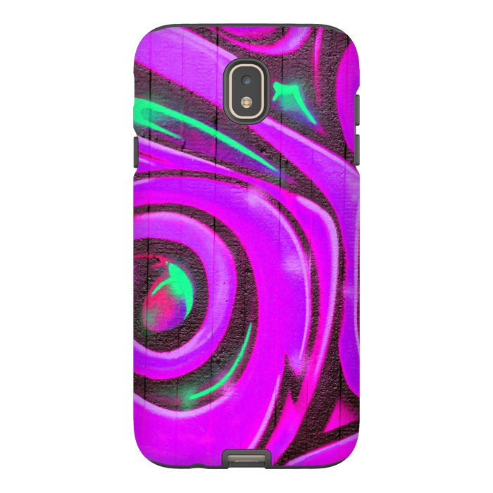 Galaxy J7 StrongFit Pink Graffiti by Andrea Haase