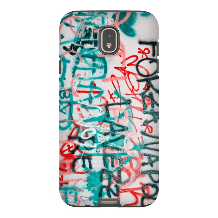 Galaxy J7 StrongFit Graffiti Text by Andrea Haase