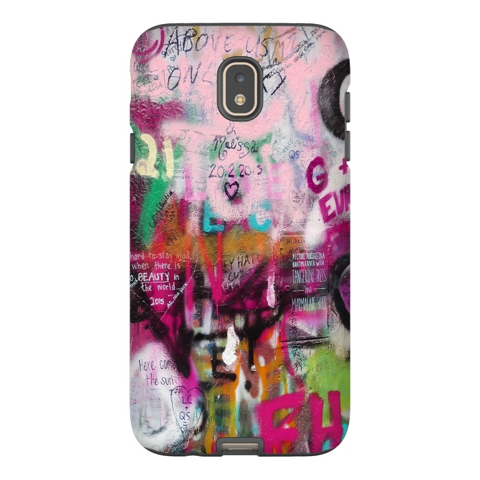 Galaxy J7 StrongFit Colorful GraffitiArt by Andrea Haase