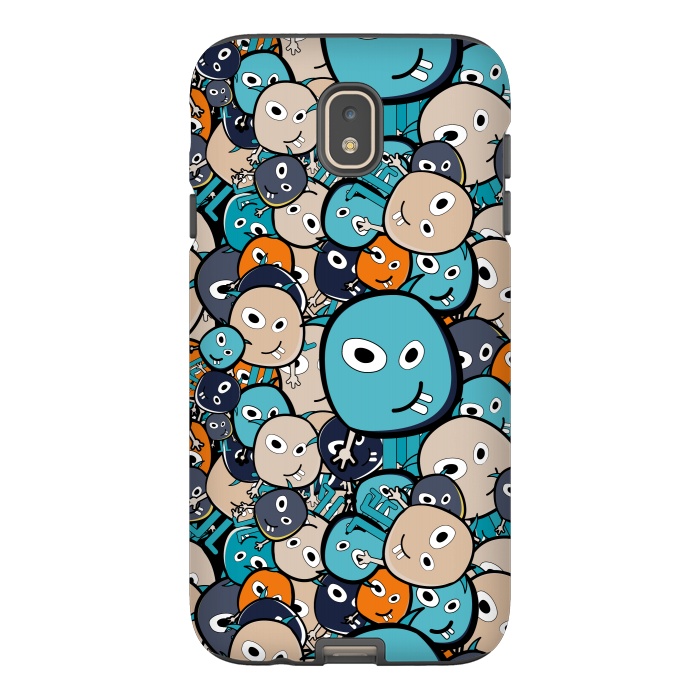 Galaxy J7 StrongFit Doodle Monsters by TMSarts