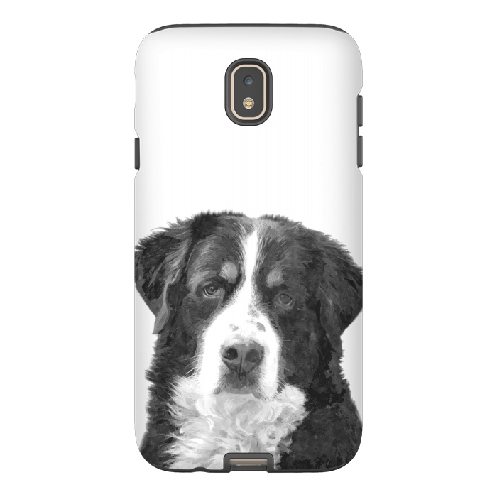 Galaxy J7 StrongFit Black and White Bernese Mountain by Alemi