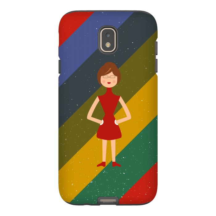 Galaxy J7 StrongFit fashionable girl standing by TMSarts