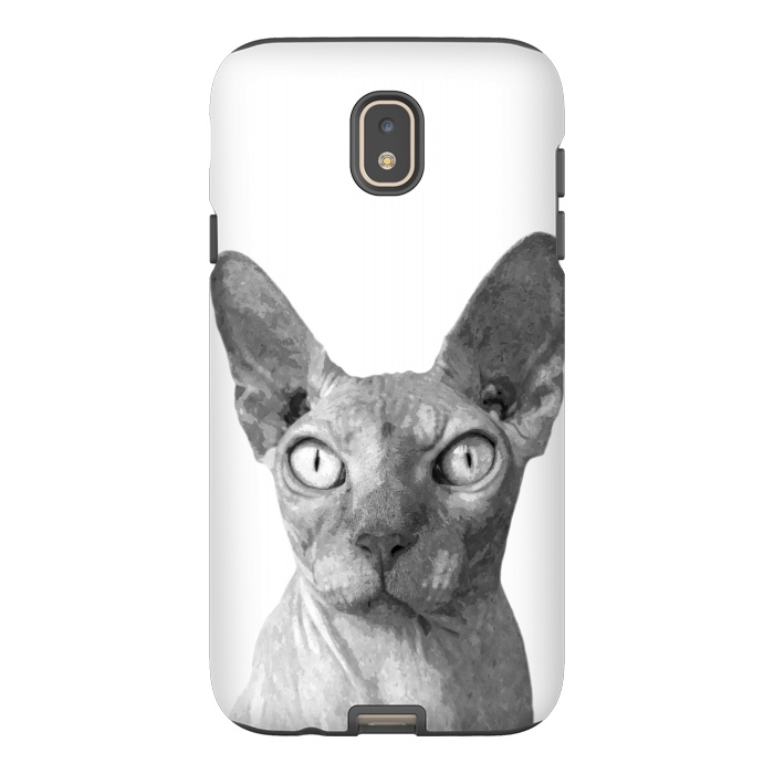 Galaxy J7 StrongFit Black and White Sphynx by Alemi