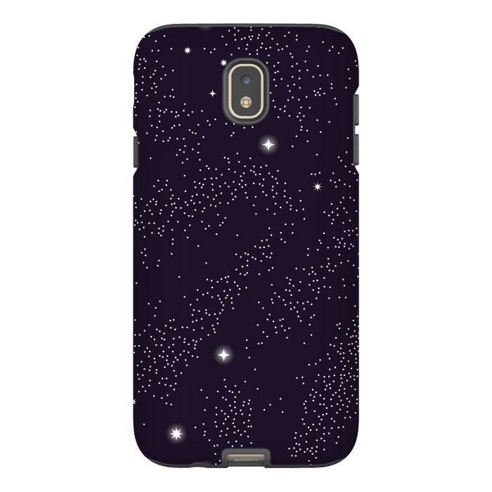 Galaxy J7 StrongFit Universe with planets and stars seamless pattern, cosmos starry night sky 005 by Jelena Obradovic