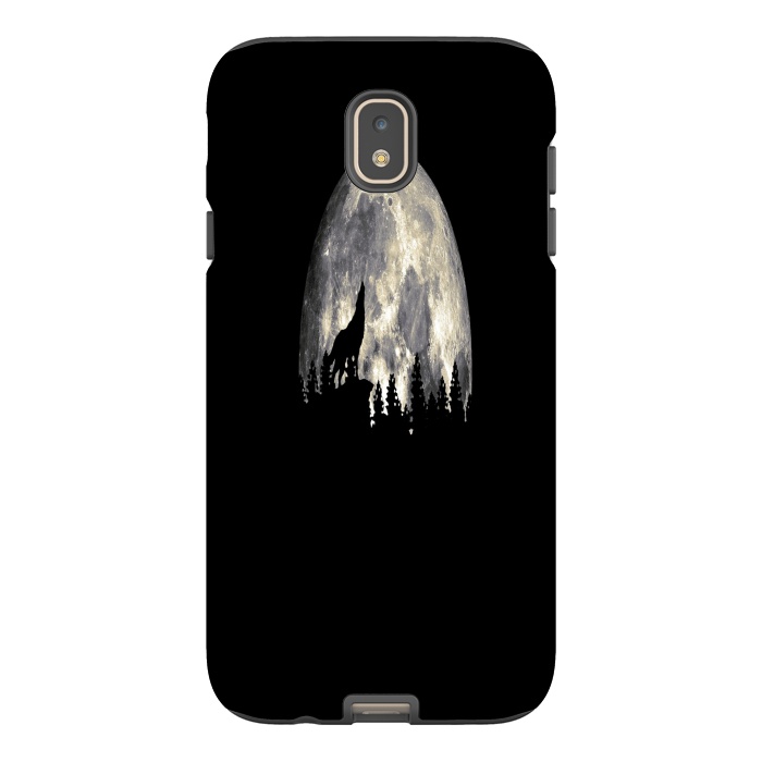 Galaxy J7 StrongFit Wild Solitary Wolf by Joanna Vog