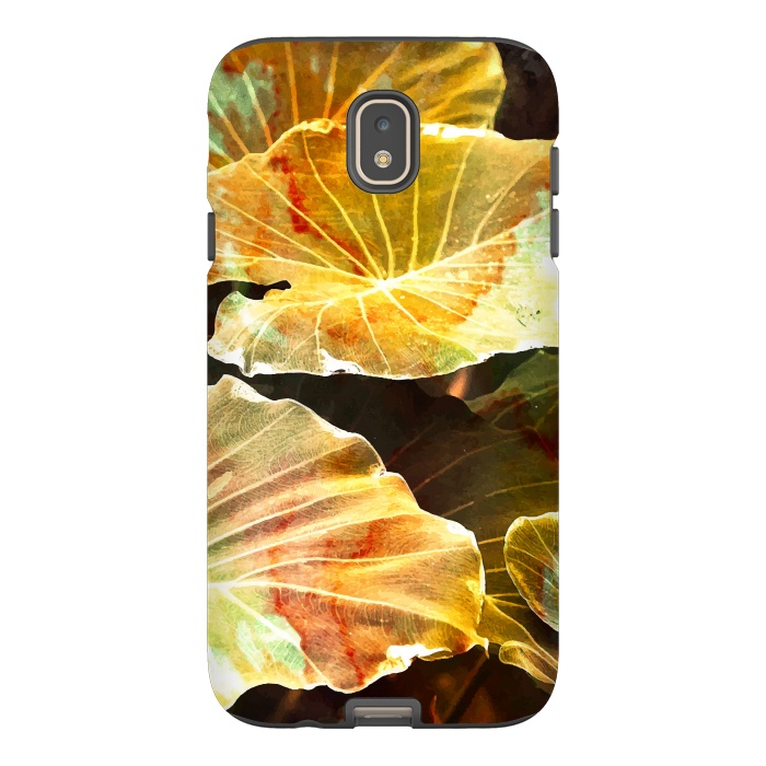 Galaxy J7 StrongFit Macro Leaves by Creativeaxle