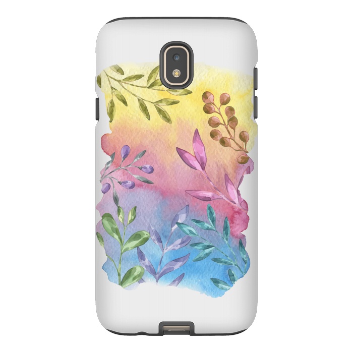 Galaxy J7 StrongFit Shades of Leaves by Creativeaxle