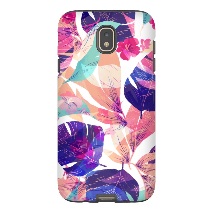 Galaxy J7 StrongFit Watercolor summer flowers by Bledi