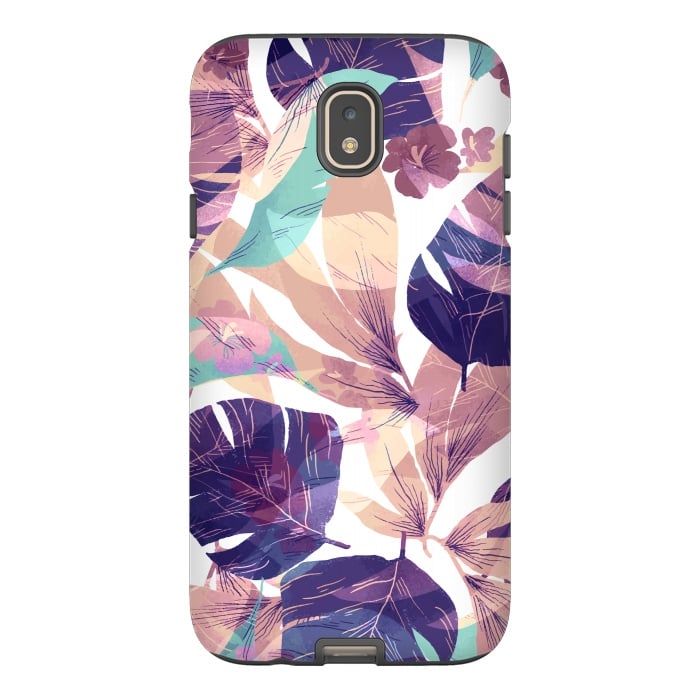 Galaxy J7 StrongFit Watercolor summer flowers 3 by Bledi
