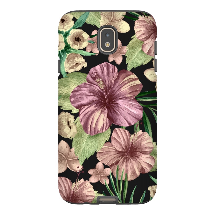 Galaxy J7 StrongFit Watercolor summer flowers 15 by Bledi