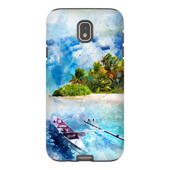 Galaxy J7 StrongFit Boat at Island by Creativeaxle