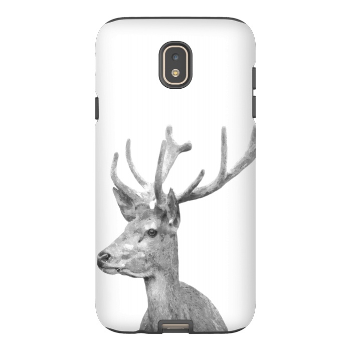 Galaxy J7 StrongFit Black and White Deer by Alemi