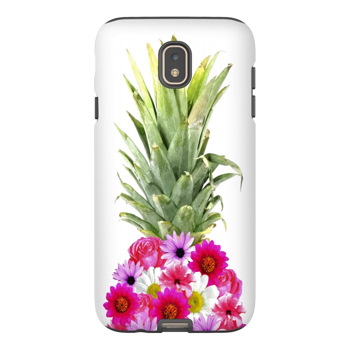 Galaxy J7 StrongFit Pineapple Flowers by Alemi