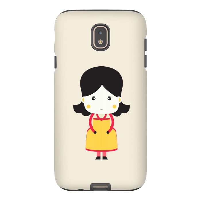 Galaxy J7 StrongFit cute little girl by TMSarts